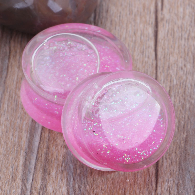 Factory Direct Clear Acrylic Glass Ear Stretcher Plugs Tapers Earrings Ear Expansion - Image 2