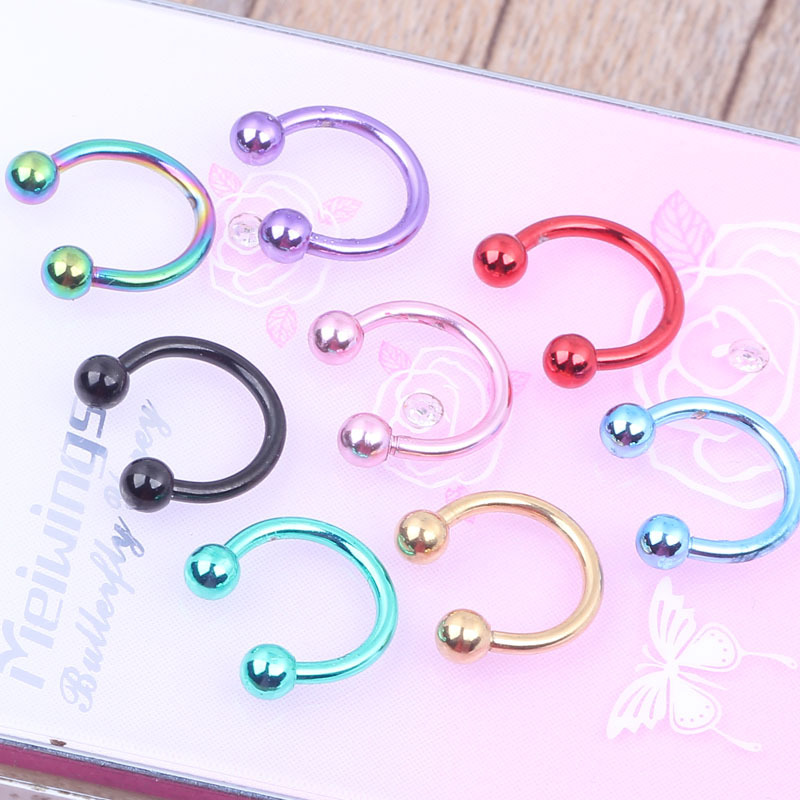 C-bar Sexy Classic Thorn Ear Nail Nose Lip Piercing Jewelry 316L Surgical Steel - Image 3