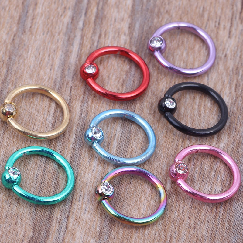 Stainless Steel Nose Septum Ring Closed Seamless Hoop Cartilage Earring 2022 Summer - Image 4