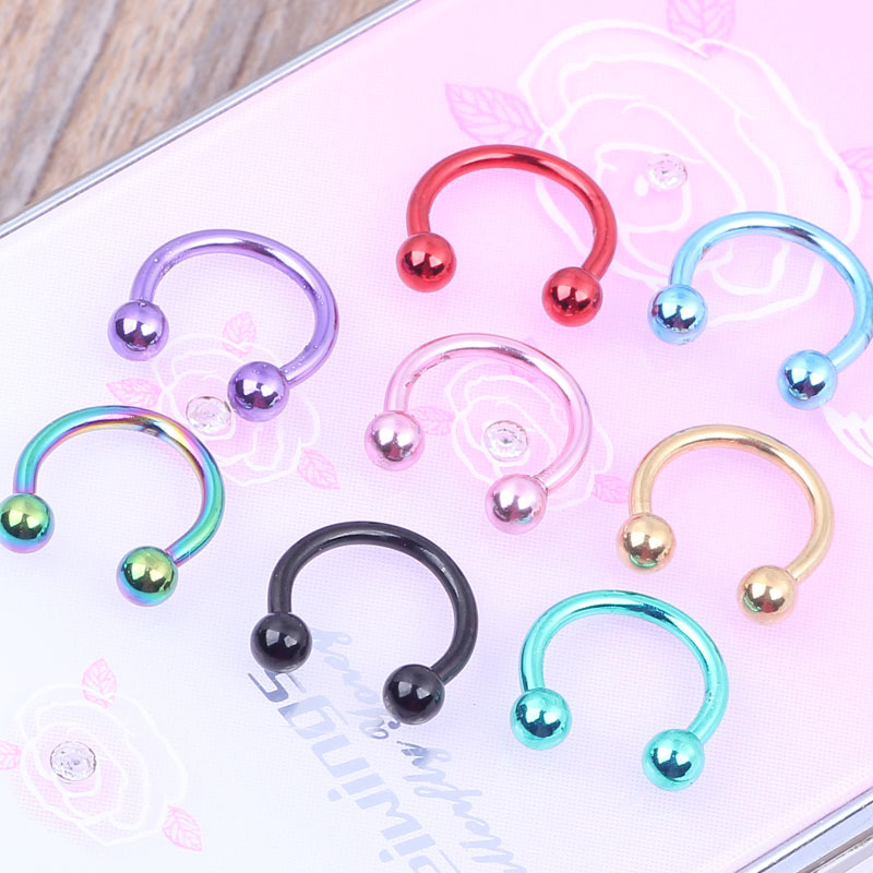 C-bar Sexy Classic Thorn Ear Nail Nose Lip Piercing Jewelry 316L Surgical Steel - Image 4