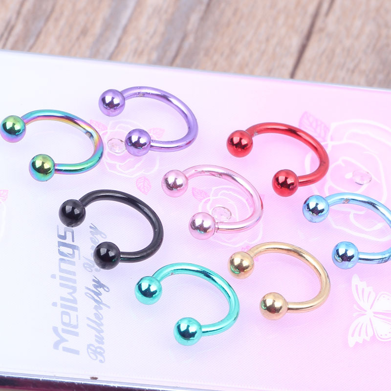 C-bar Sexy Classic Thorn Ear Nail Nose Lip Piercing Jewelry 316L Surgical Steel - Image 5