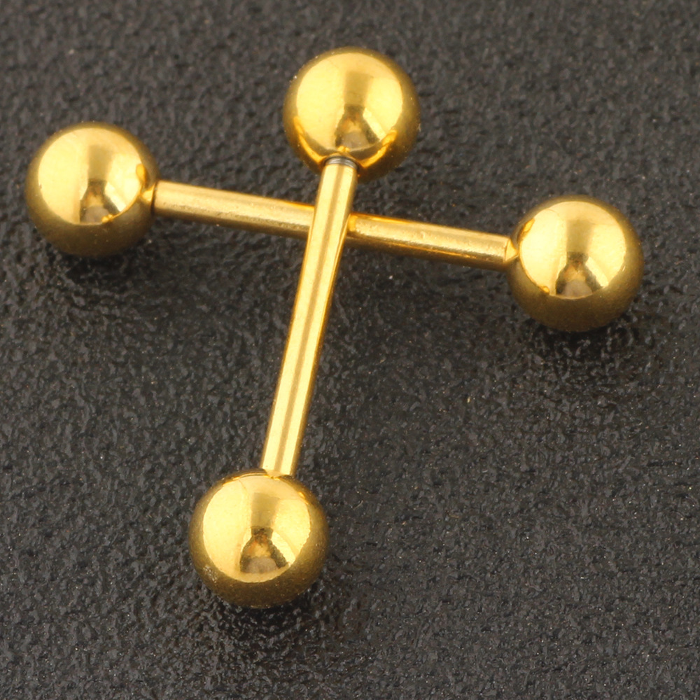 14Pcs Nipple Rings Tongue Rings Piercing Set Stainless Steel Body Jewelry Kit - Image 4