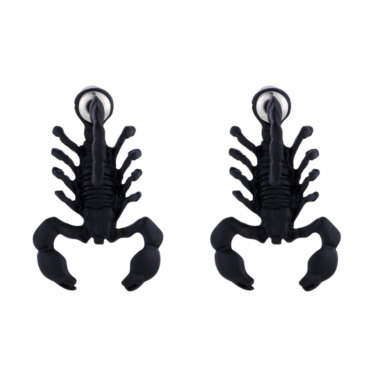 Punk Scorpion Earrings for Men Women - Alternative Fashion Alloy Earring - Image 3