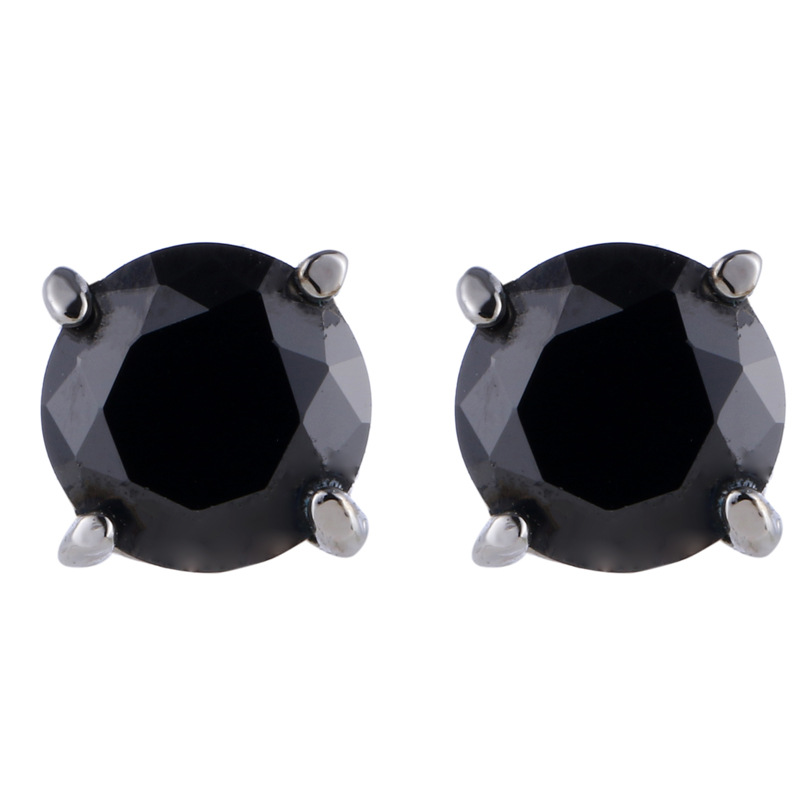 AAA 6mm Zircon Magnetic Ear Studs for Unisex - No Piercing Required - Image 4