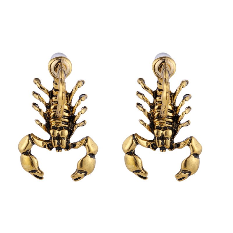 Punk Scorpion Earrings for Men Women - Alternative Fashion Alloy Earring - Image 2