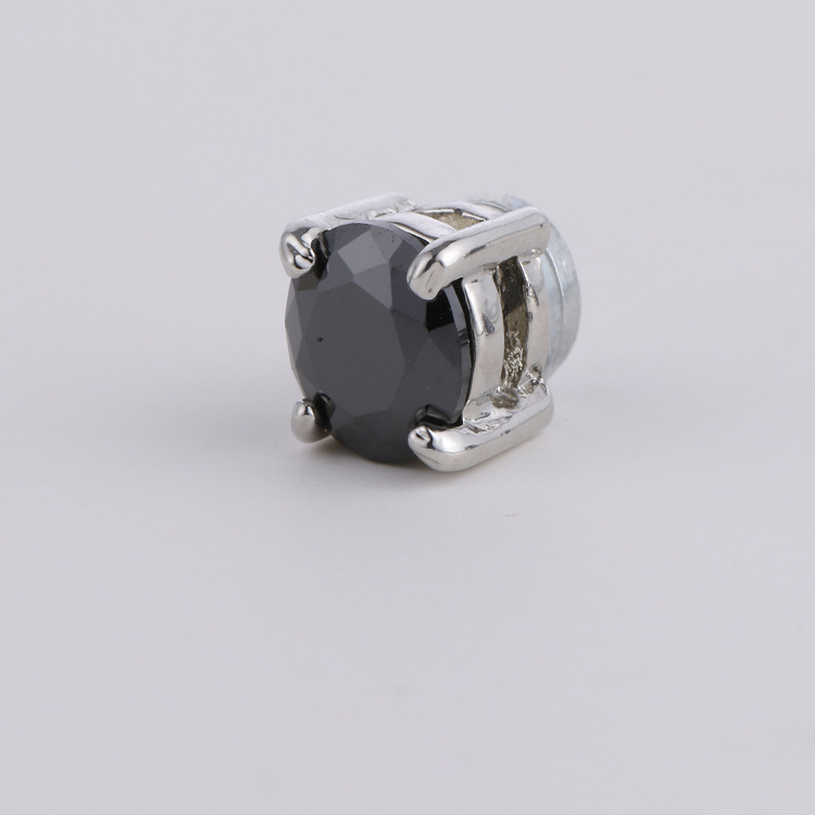 AAA 6mm Zircon Magnetic Ear Studs for Unisex - No Piercing Required - Image 3