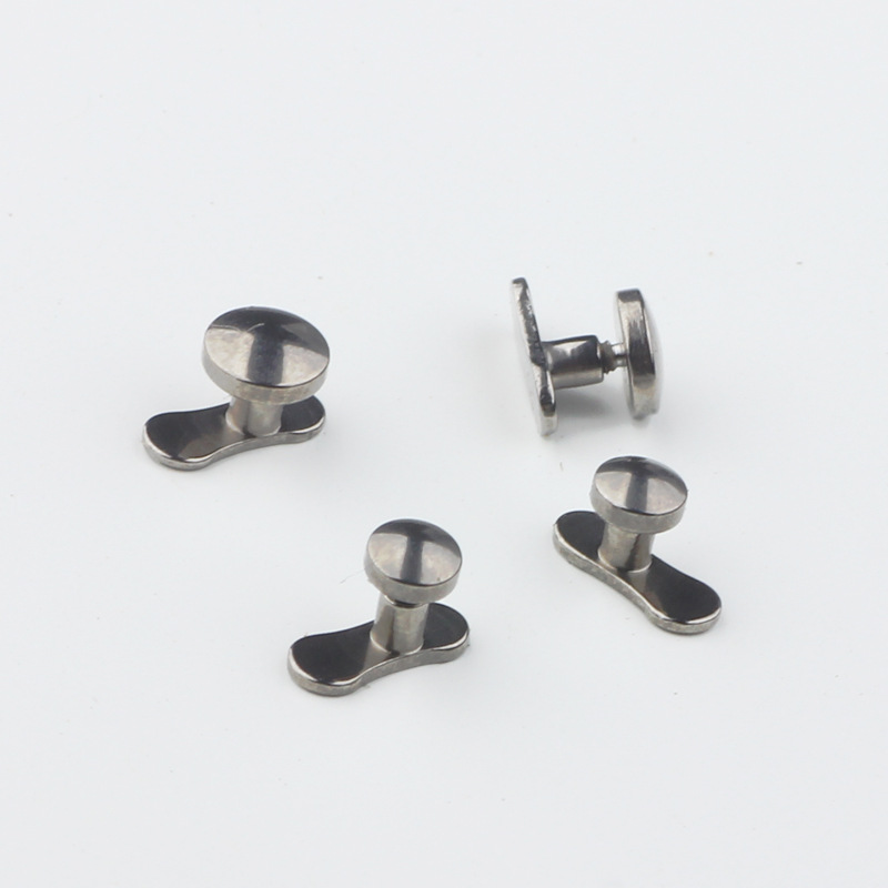G23 Titanium Bone Nail Dermal Anchor - 3mm Geometric Stud for Ear Cartilage Piercing - Image 2