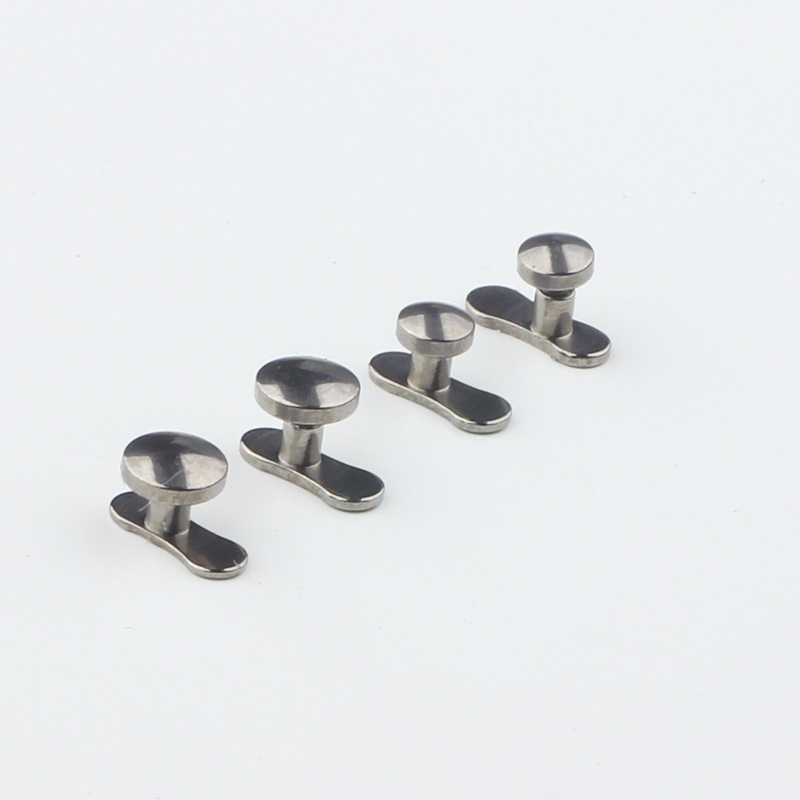 G23 Titanium Bone Nail Dermal Anchor - 3mm Geometric Stud for Ear Cartilage Piercing - Image 3