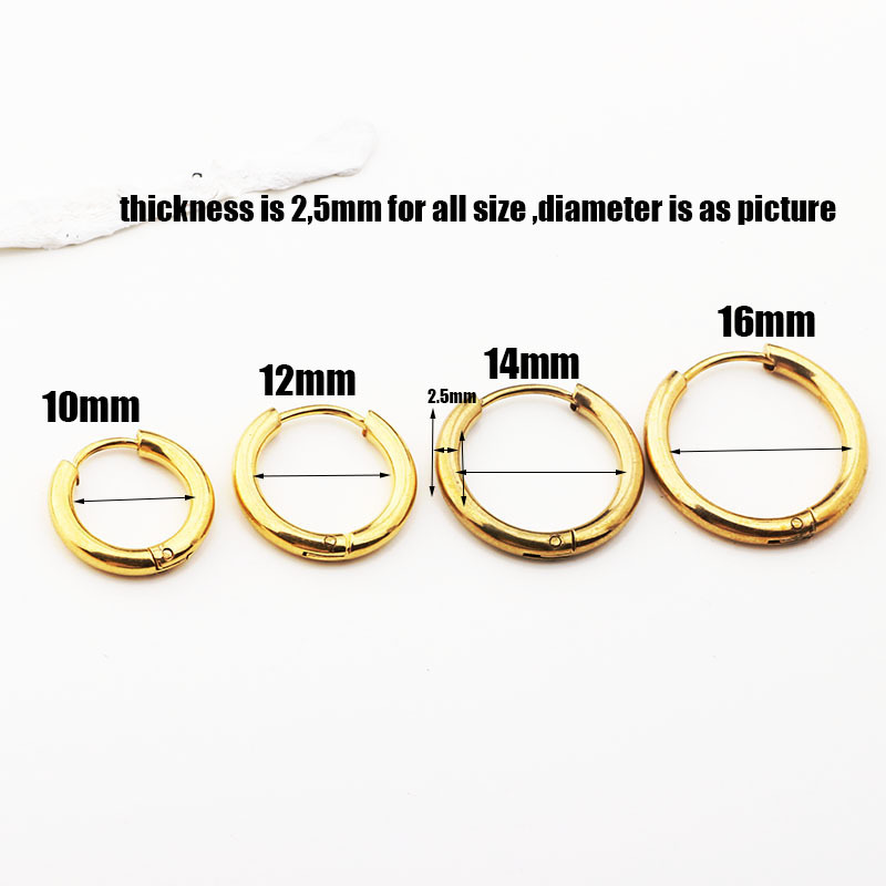 Trendy Men's Women's Titanium Steel Ear Clip Geometric Earrings - Couple's Fashion Ear Buckle - Factory Direct Stock - Image 4