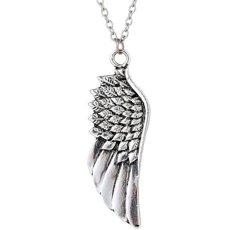 Alloy Love Wings Angel Keychain - Metal Key Ring Chain Craft Pendant - Image 2