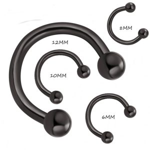 Factory Direct European American Fashion Titanium Steel Nose Ring Stainless Steel Fake Nose Ring C-Type Nose Nail Piercing Jewelry