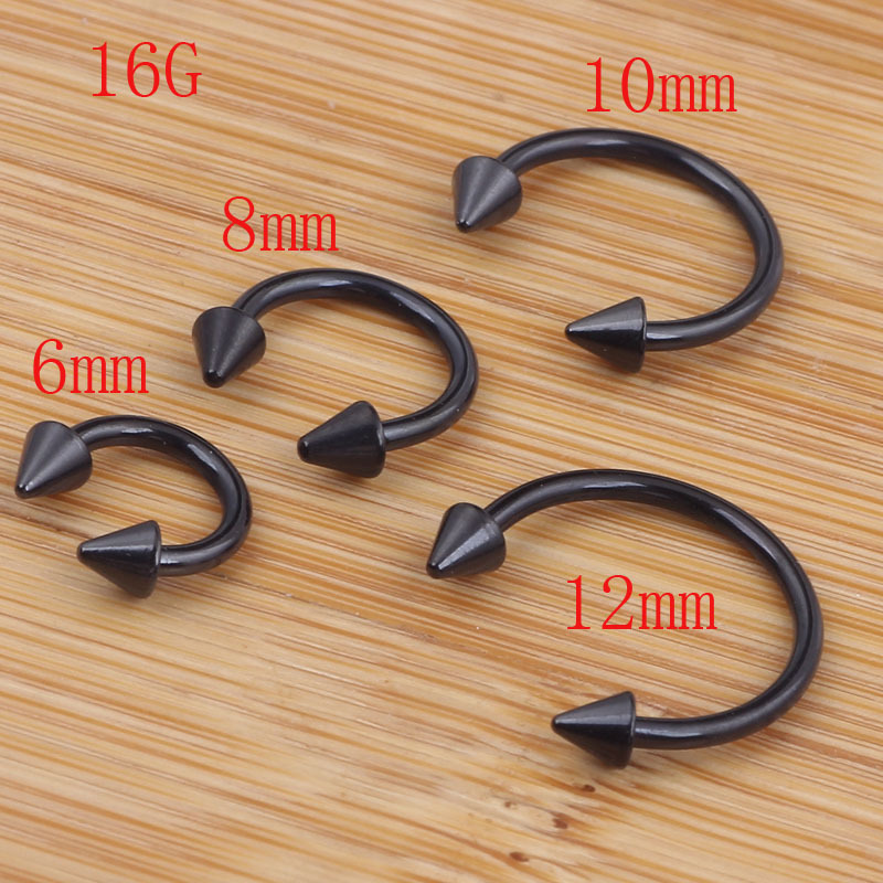 Factory Direct European American Fashion Titanium Steel Nose Ring Stainless Steel Fake Nose Ring C-Type Nose Nail Piercing Jewelry - Image 4