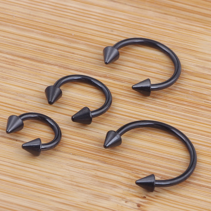 Factory Direct European American Fashion Titanium Steel Nose Ring Stainless Steel Fake Nose Ring C-Type Nose Nail Piercing Jewelry - Image 2