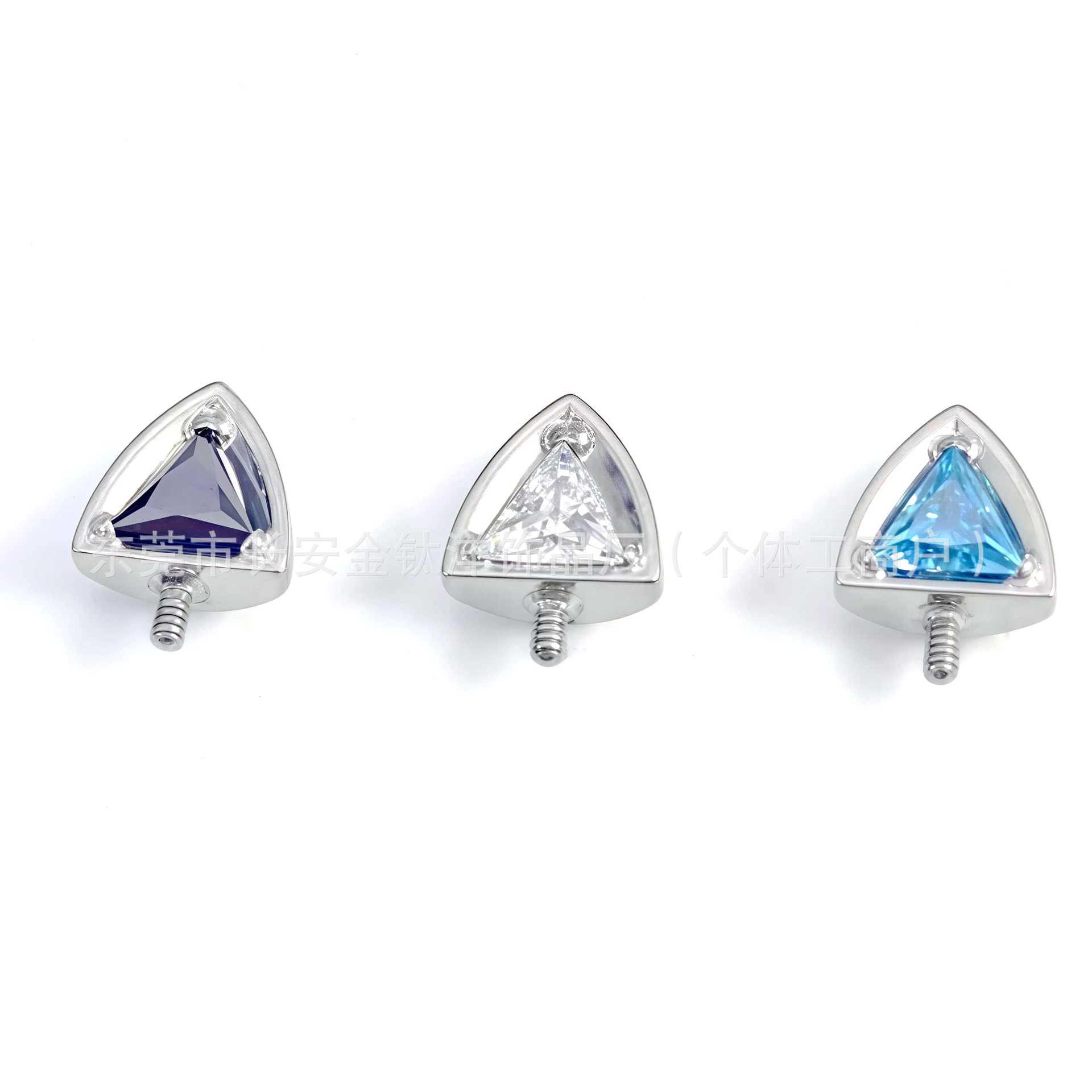 F136 Titanium Cat Ear Devil Nail 5A Zircon Ear Bone Stud G23 Titanium Alloy Body Piercing Jewelry - Image 4