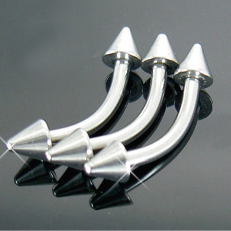 Stainless Steel Double Steel Ball Eyebrow Navel Ear Piercing Jewelry 6mm 8mm Factory Direct - Image 2