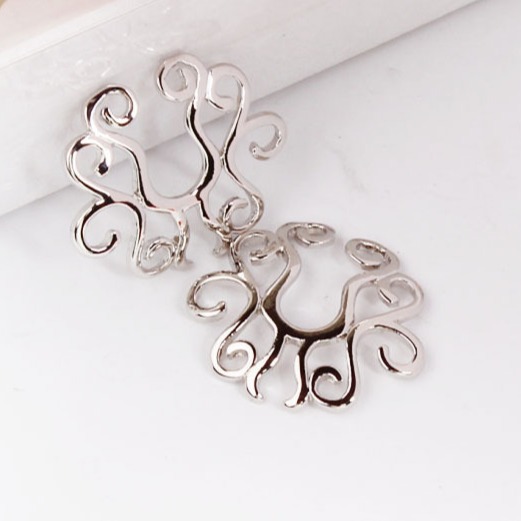 New Navel Eyebrow Lip Nail Flower Multi-Combination Rodless Fake Breast Ring Wholesale Copper Jewelry - Image 2