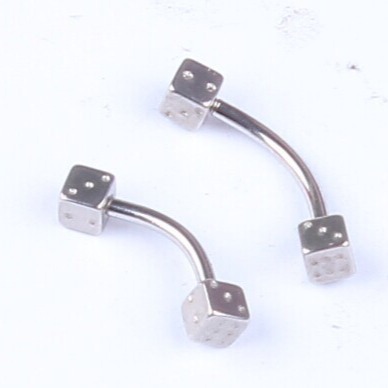 Factory Direct Fashion Curved Barbell Lip Ring Nose Nail Lip Stud Ear Stud Basic Piercing Jewelry - Image 3