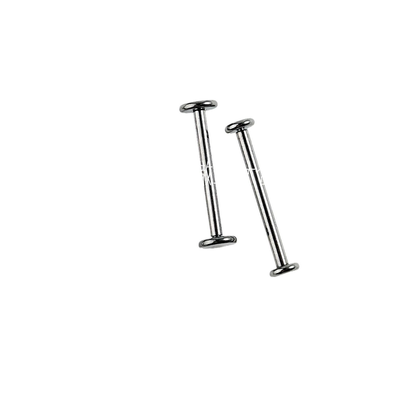 Implant Grade F136 Titanium Tongue Barbell 14G Internally Threaded Flat Bottom Comfort Tongue Ring - Image 5