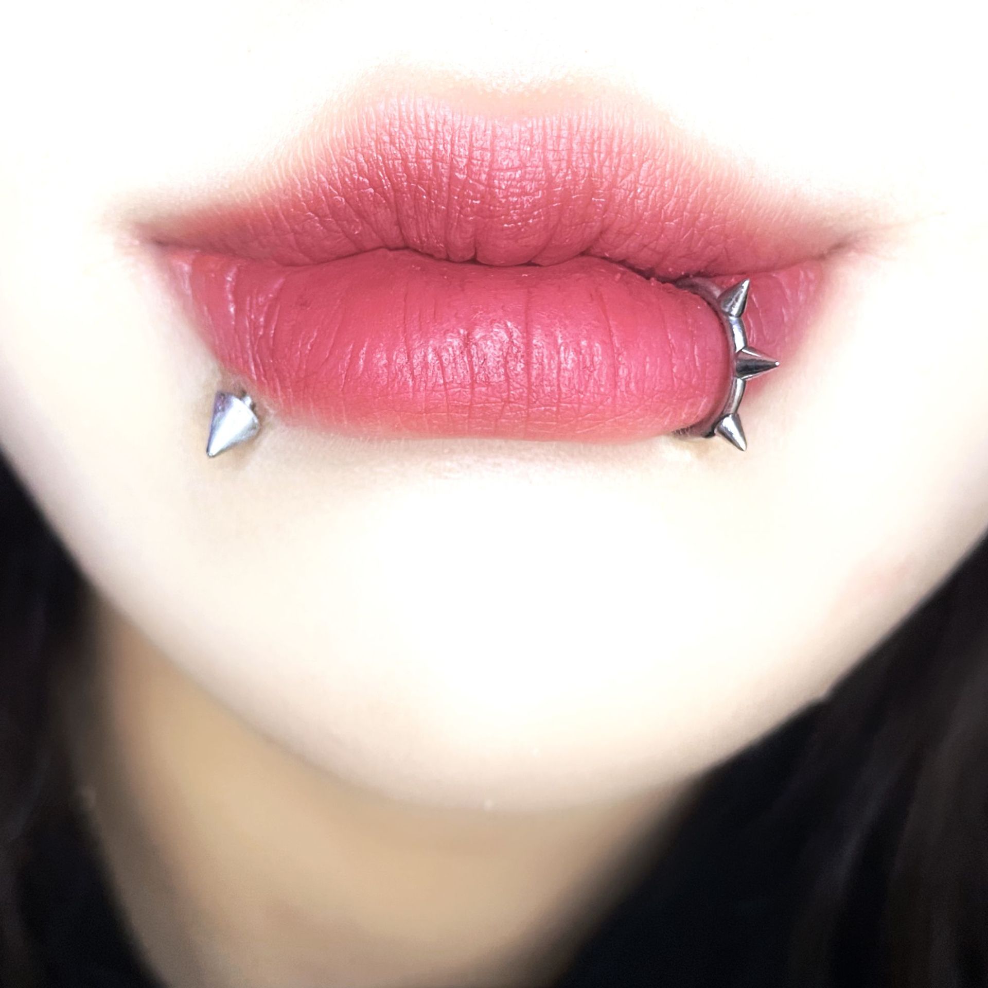 Punk Steel Lip Ring Labret Stud Lip Nose Nail Septum Ear Earring Titanium Steel Non-Fading Piercing Jewelry Wholesale - Image 3
