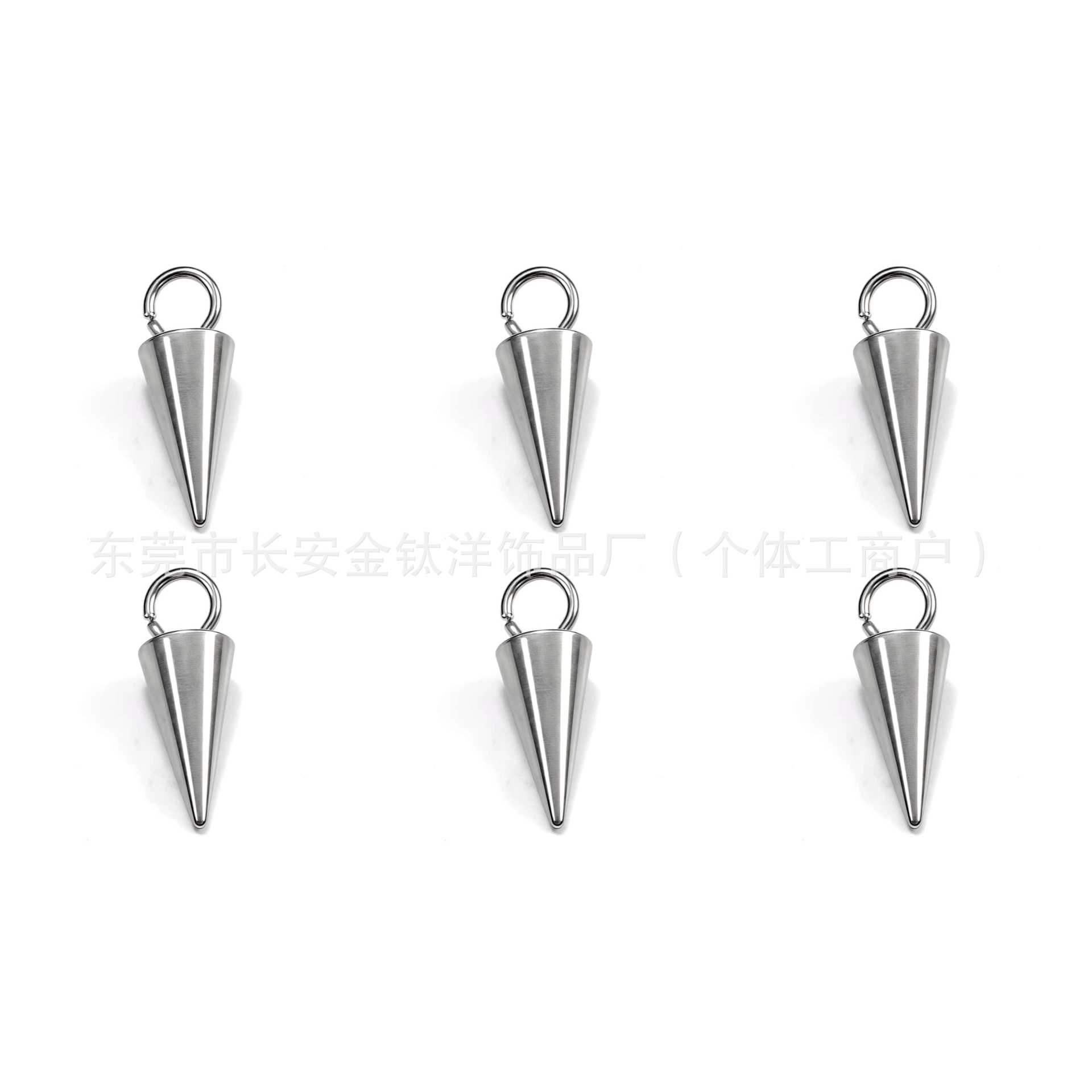 F136 Titanium Pointed Cone Pendant Devil Nail Earrings DIY Piercing Jewelry G23 Alloy Ear Bone Nail - Image 5