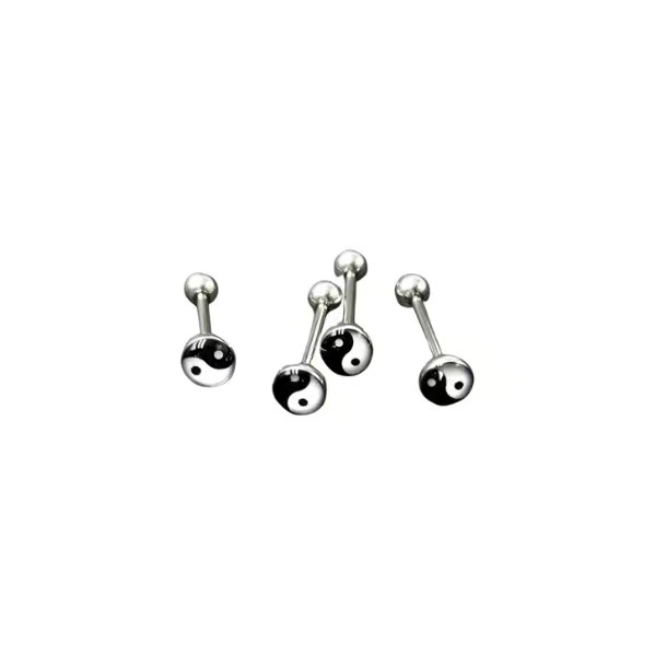 National Fashion Punk Tongue Ring Tongue Nail Head Piercing Jewelry 316L Surgical Steel - Image 5