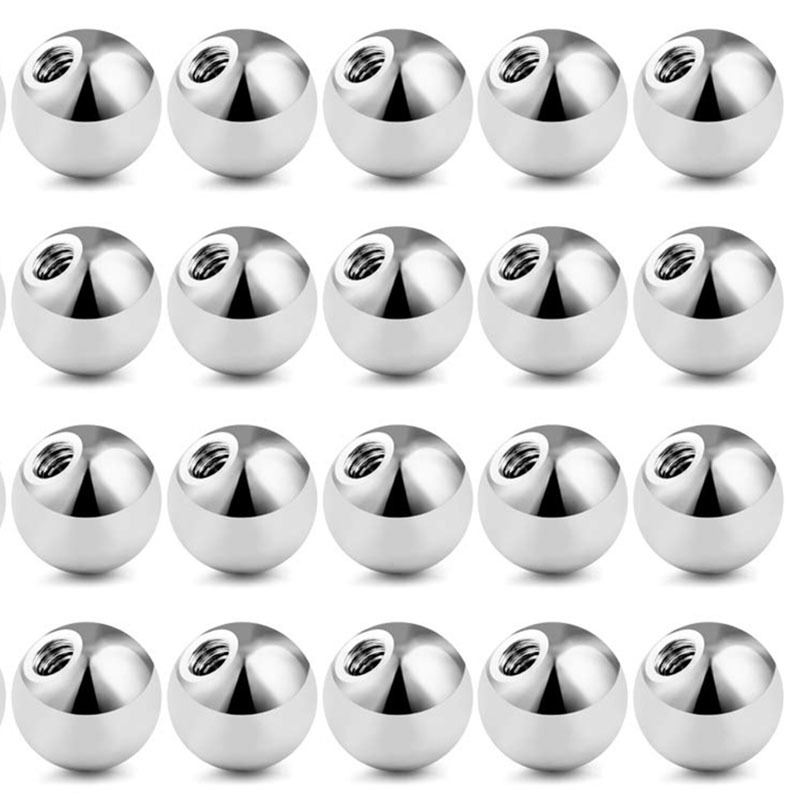 G23 Titanium Internally Threaded Ball Adapter External Thread Fittings for Lip Nail Tongue Piercing Jewelry - Image 5