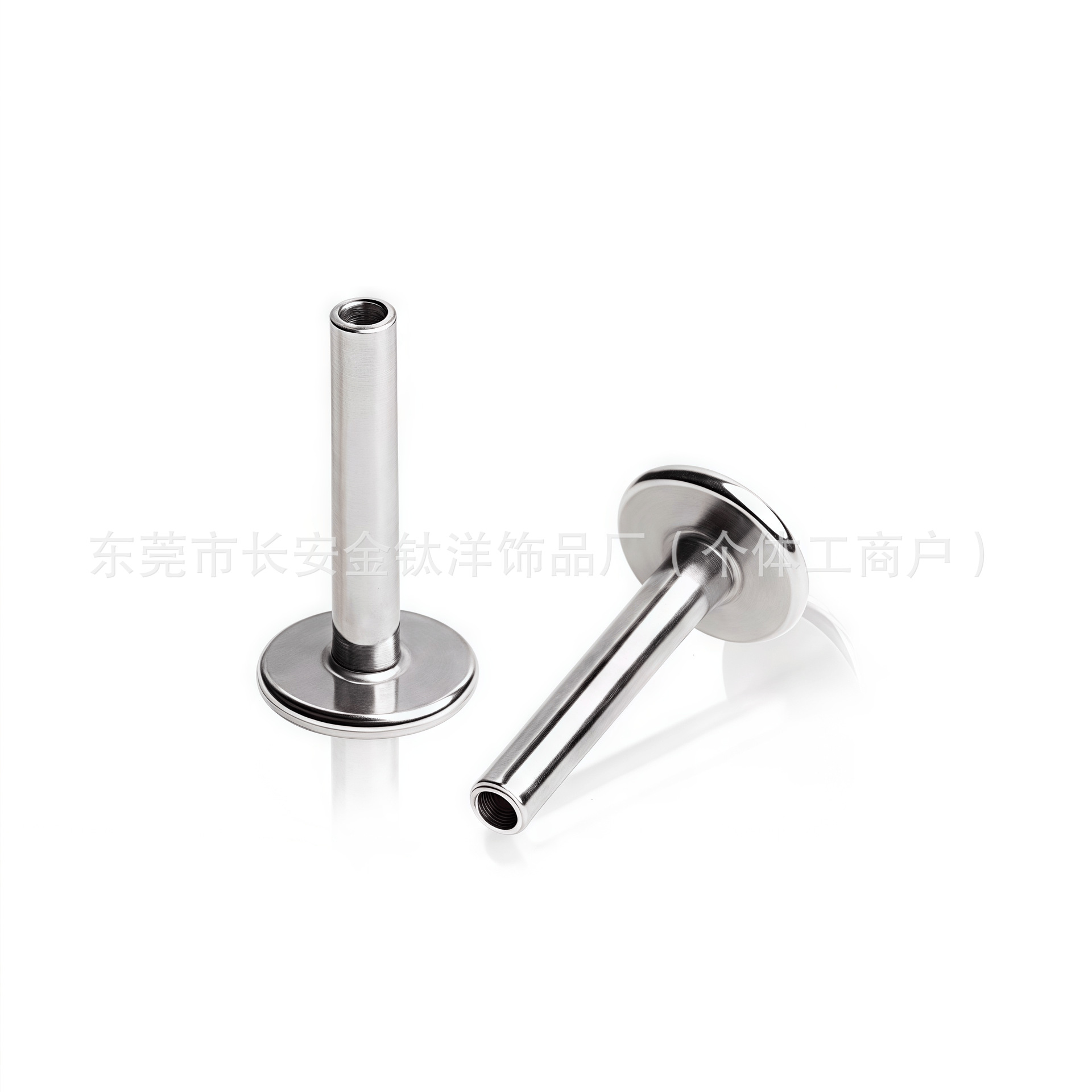F136 Titanium 3mm Flat Bottom Lip Nail Small Base Lip Piercing Jewelry 16G 10mm Bar - Image 3