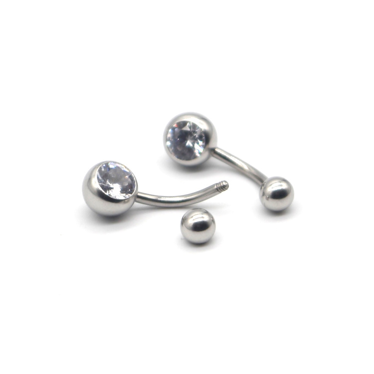 G23 Titanium Alloy Internally Threaded Ball 1.6x4mm Replacement Ball for Ear Cartilage Piercing - Steel Color - Image 5
