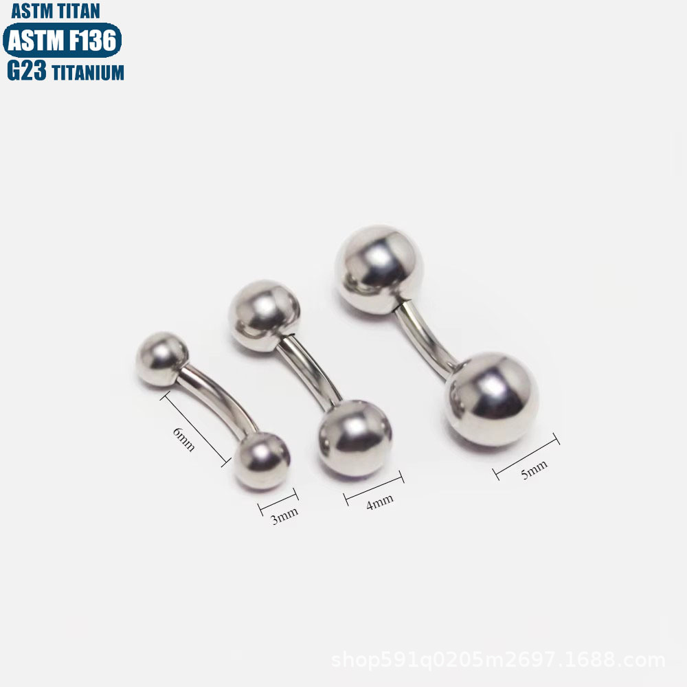 F136 Titanium Alloy Rose Gold Tongue Barbell Curved Barbell Internally Threaded Double-Ended Body Piercing Jewelry - Image 4