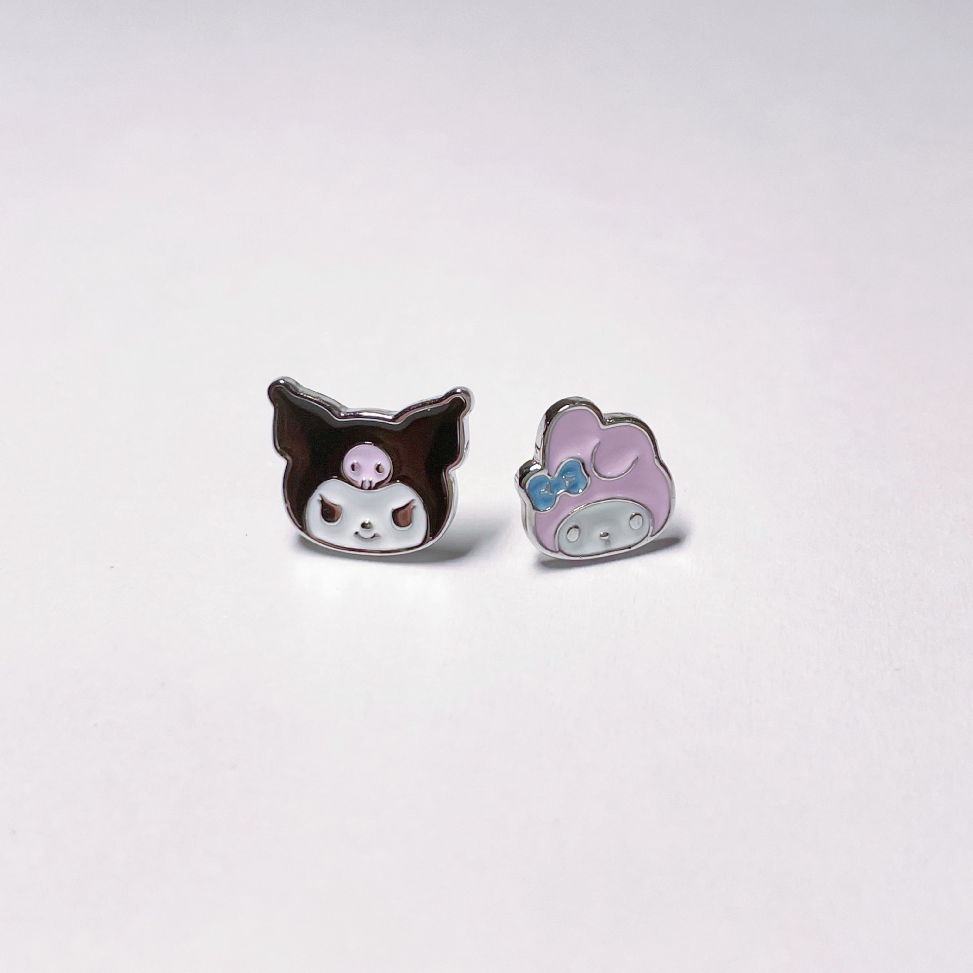 Titanium Steel Sanrio Kuromi Melody Cartoon Earring Hot Girl Wholesale - Image 5