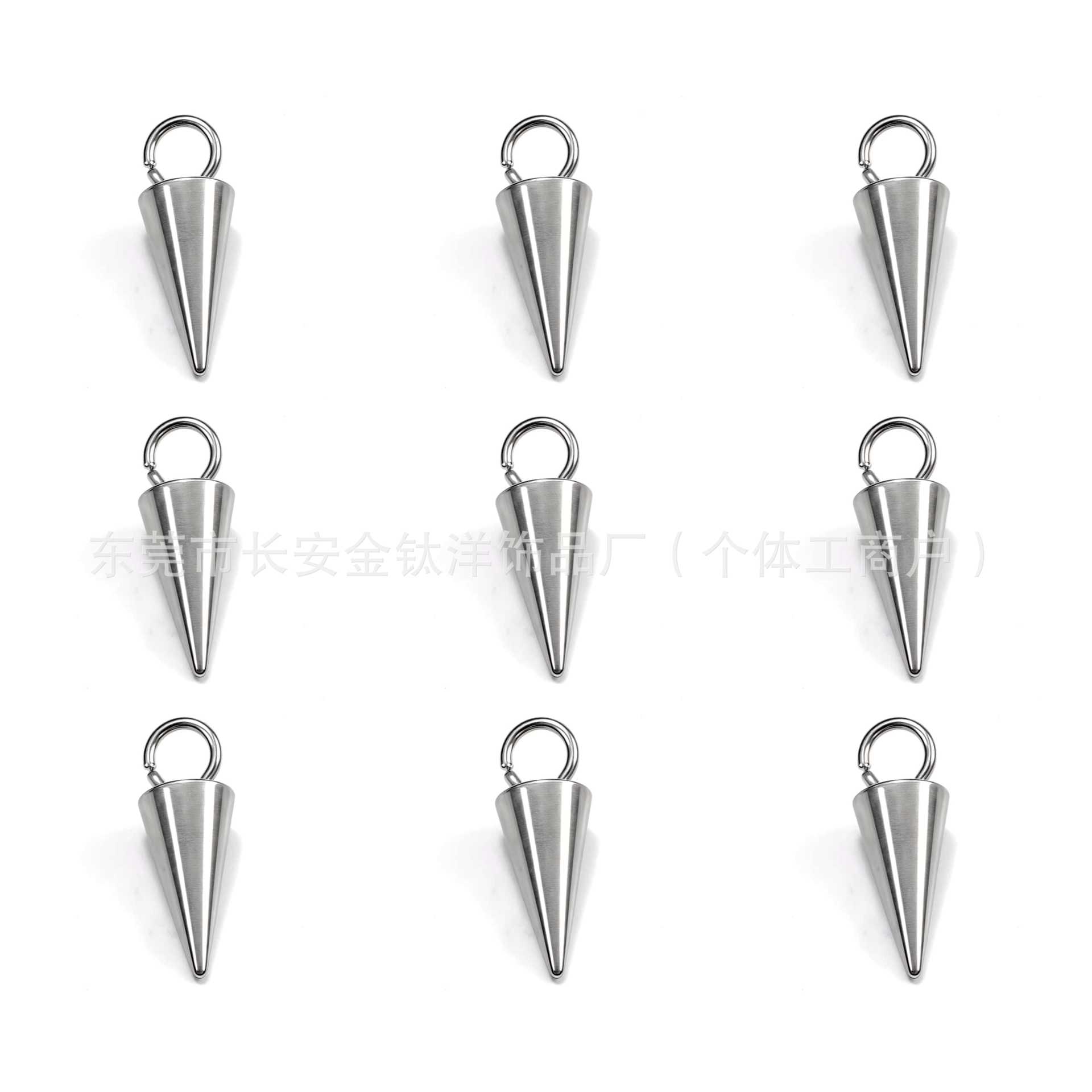 F136 Titanium Pointed Cone Pendant Devil Nail Earrings DIY Piercing Jewelry G23 Alloy Ear Bone Nail - Image 4