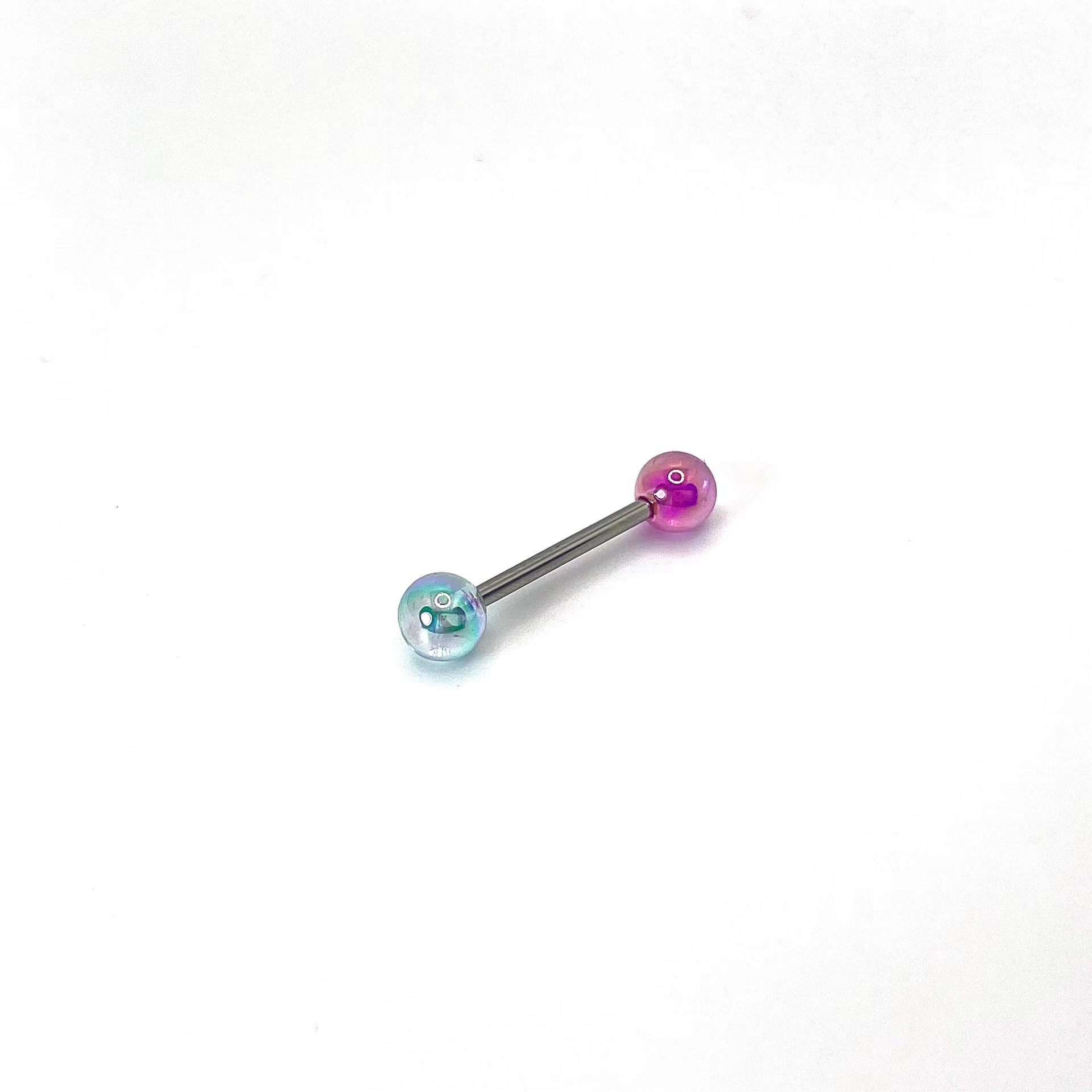 Sweet Cool Tongue Nail Acrylic Tongue Barbell 316L Surgical Steel Tongue Ring Wholesale Body Piercing Jewelry - Image 5