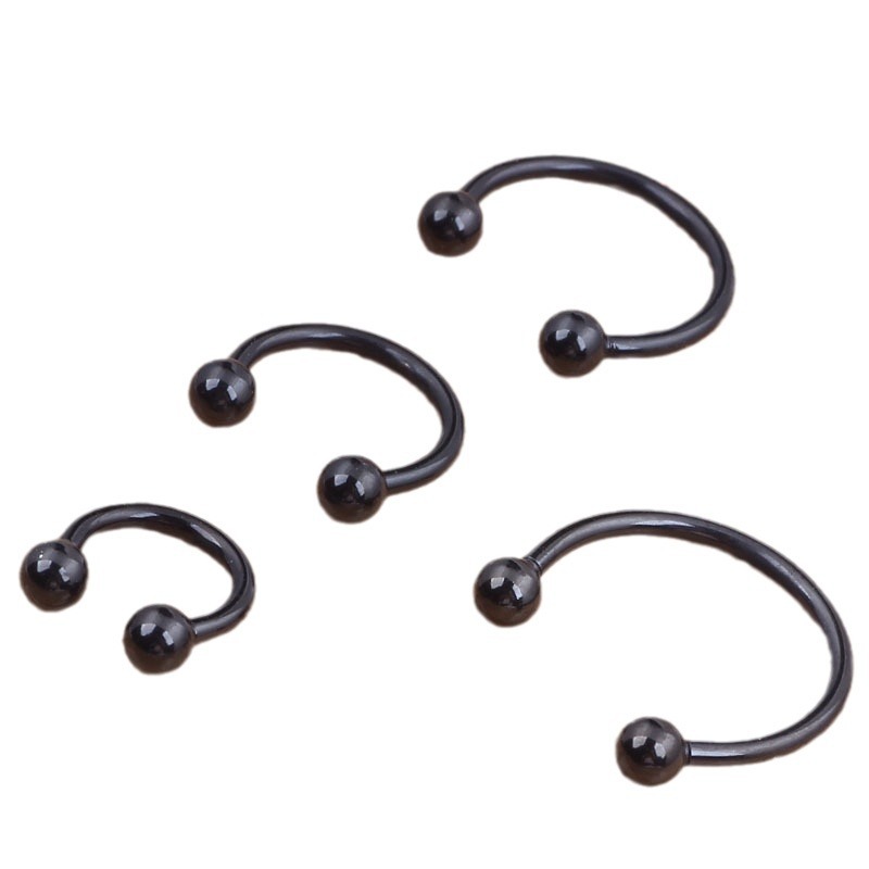 Factory Direct European American Fashion Titanium Steel Nose Ring Stainless Steel Fake Nose Ring C-Type Nose Nail Piercing Jewelry - Image 5