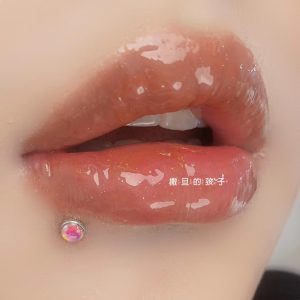 Lip Nail Dripping Bright Lip Ring Ear Bone Nail Piercing Jewelry Lip Decoration 16G Internal Thread Factory Direct Sale New