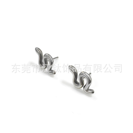 G23 Titanium Snake S-Shaped Thread Ear Nail Lip Nail – ASTM F136 Body Piercing Jewelry Ear Bone Nail - Image 5
