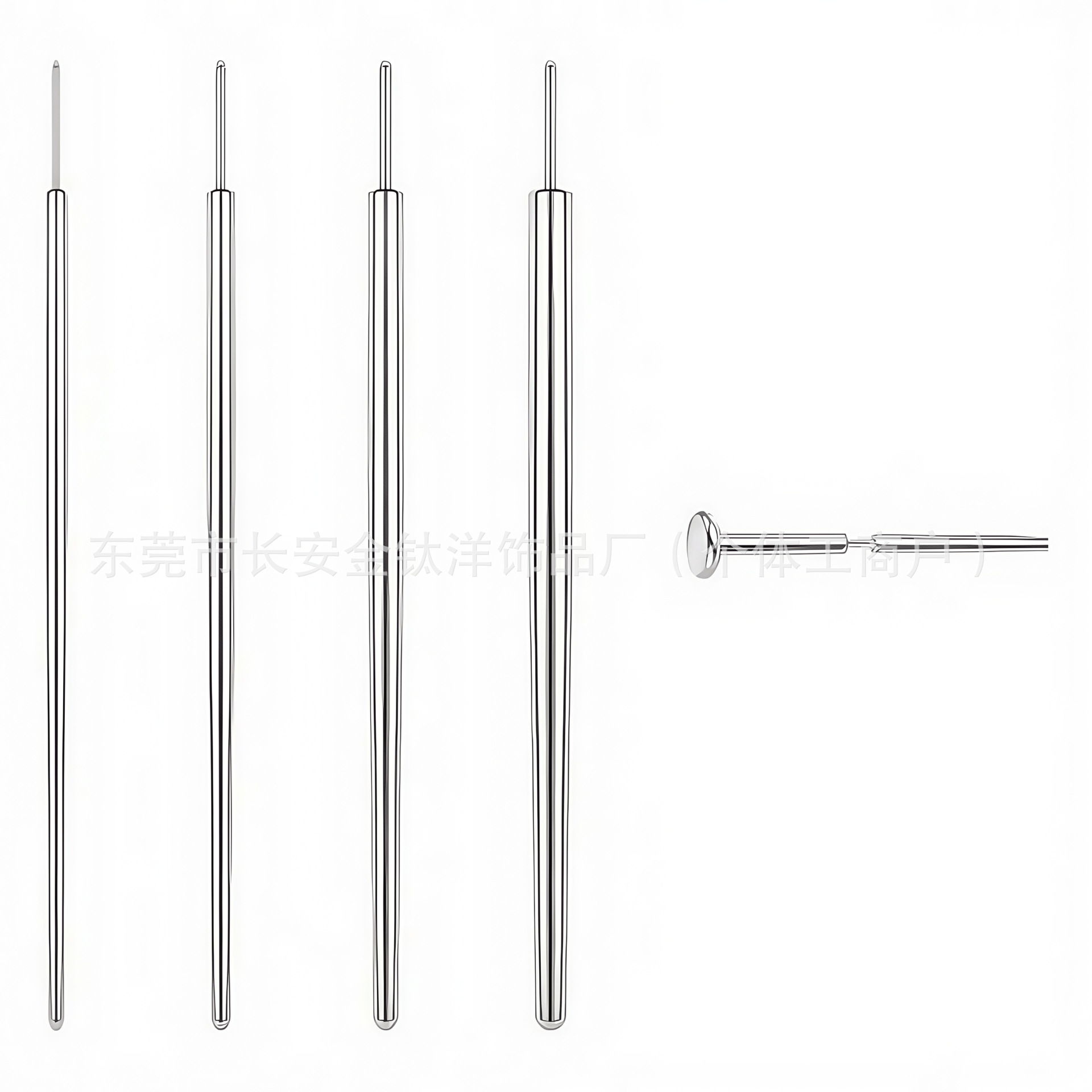 Stainless Steel Piercing Guide Pin External Thread Insertion Needle for 14G Body Jewelry Tool - Image 4