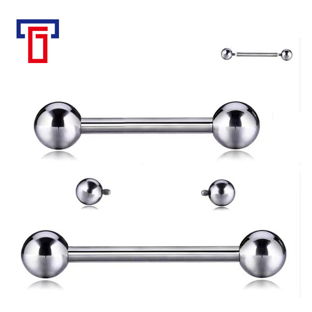 F136 Titanium Alloy External Thread Ball Replacement Ball 4mm-6mm for Lip Piercing Tongue Barbell Internal Thread Bar Adapter - Image 2