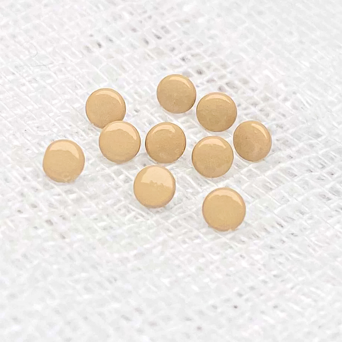 F136 Titanium Alloy Flat Flesh-Colored Ear Bone Nails Invisible Earrings G23 Body Piercing Jewelry - Image 4
