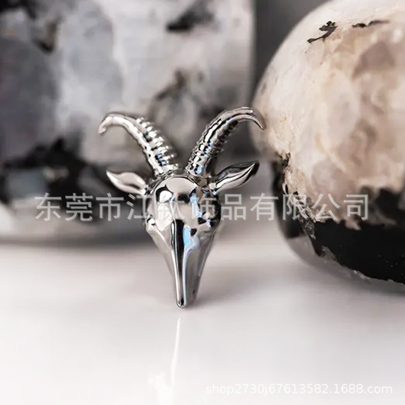 G23 Titanium Ear Bone Nail Goat Animal Cartilage Stud Earring Body Piercing Jewelry - Image 3