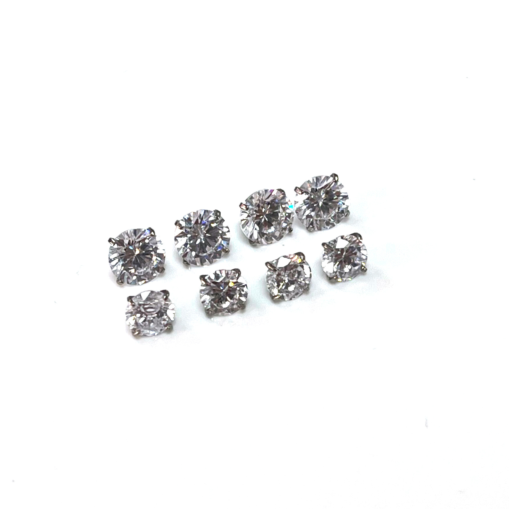 G23 Titanium Internal Thread Ear Cartilage Stud with Zirconium Gemstone - External Thread Lip Piercing Jewelry 5A Zircon - Image 5