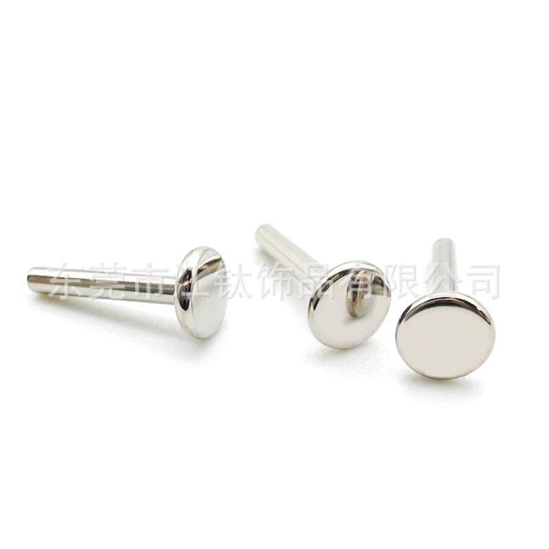 Jiang Ti F136 Mirror Polished Titanium Alloy Lip Labret Stud Replacement Bar G23 Titanium Body Piercing Jewelry Ear Bone - Image 4