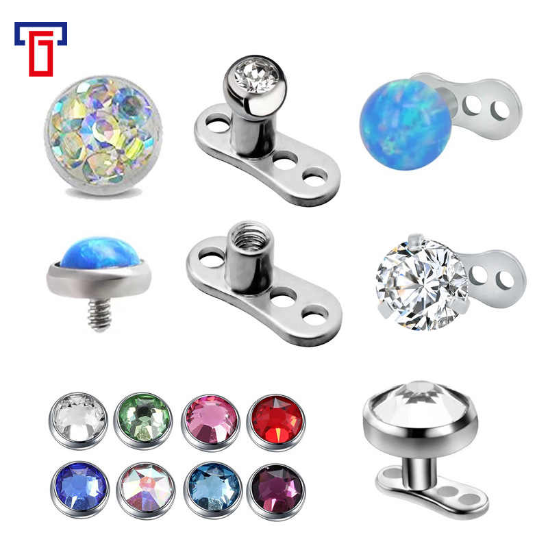 G23 Titanium Alloy Embedded Nail Oil Drop Bone Nail Subcutaneous Implant Clavicle Nail Thread Body Piercing Jewelry - Image 4