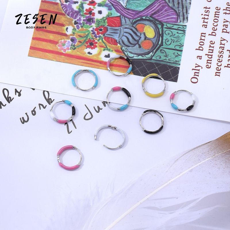 Ultra-Fine 1.2mm Gauge Round Wire Earrings, Stainless Steel Glue Drop Stud Earrings for Men and Women, 2022 New Summer Design - Image 3