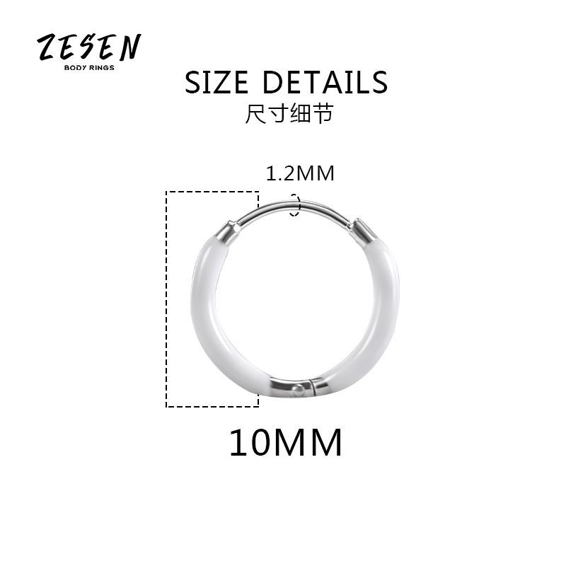 Ultra-Fine 1.2mm Gauge Round Wire Earrings, Stainless Steel Glue Drop Stud Earrings for Men and Women, 2022 New Summer Design - Image 2