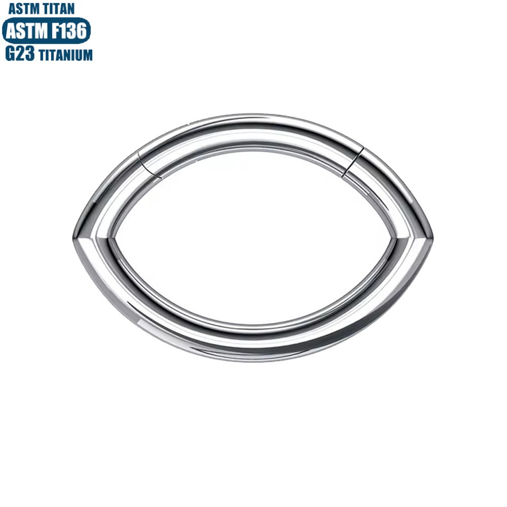 Black Titanium Alloy Nose Ring Earring Cartilage Hoop Unisex Piercing Jewelry Round Shape 1.2x10mm - Image 2