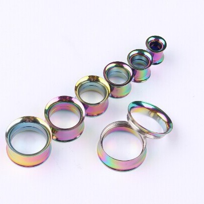 Factory Direct Stainless Steel Internally Threaded Color Avatar Ear Expander Ear Plugs 20mm - Image 3