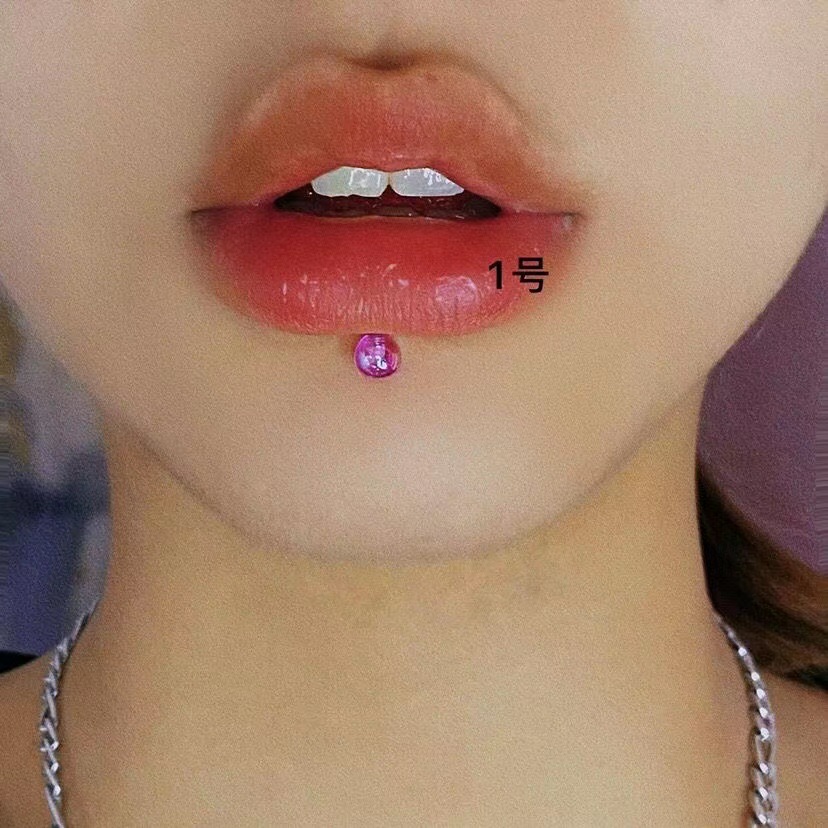 Lip Nail Replacement Lip Stud Wine Nest Labret Stud 316L Surgical Steel Body Piercing Jewelry Wholesale - Image 3