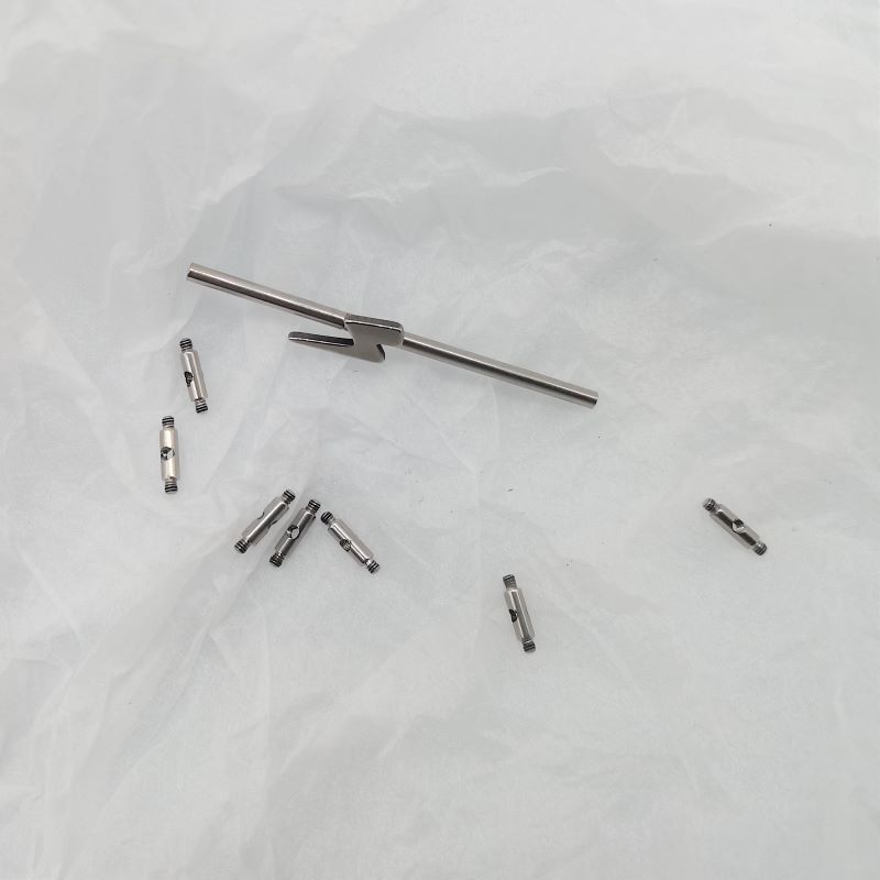 G23 Titanium Extension Rod 14G Single Hole Double Thread DIY Internal Thread Straight Ear Bridge Piercing 4mm Bar - Image 5