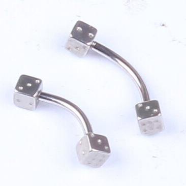 Factory Direct Fashion Curved Barbell Lip Ring Nose Nail Lip Stud Ear Stud Basic Piercing Jewelry - Image 2