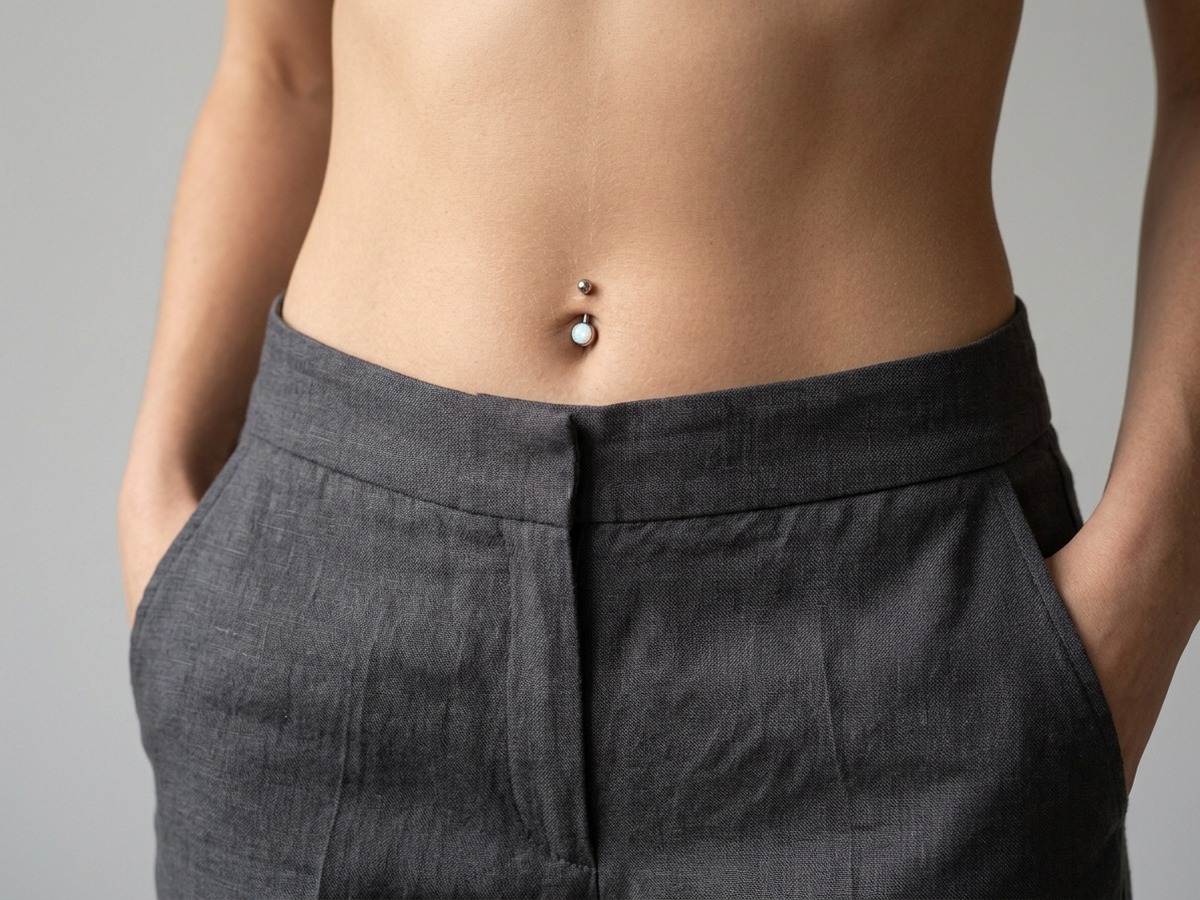Belly button ring piercing jewelry